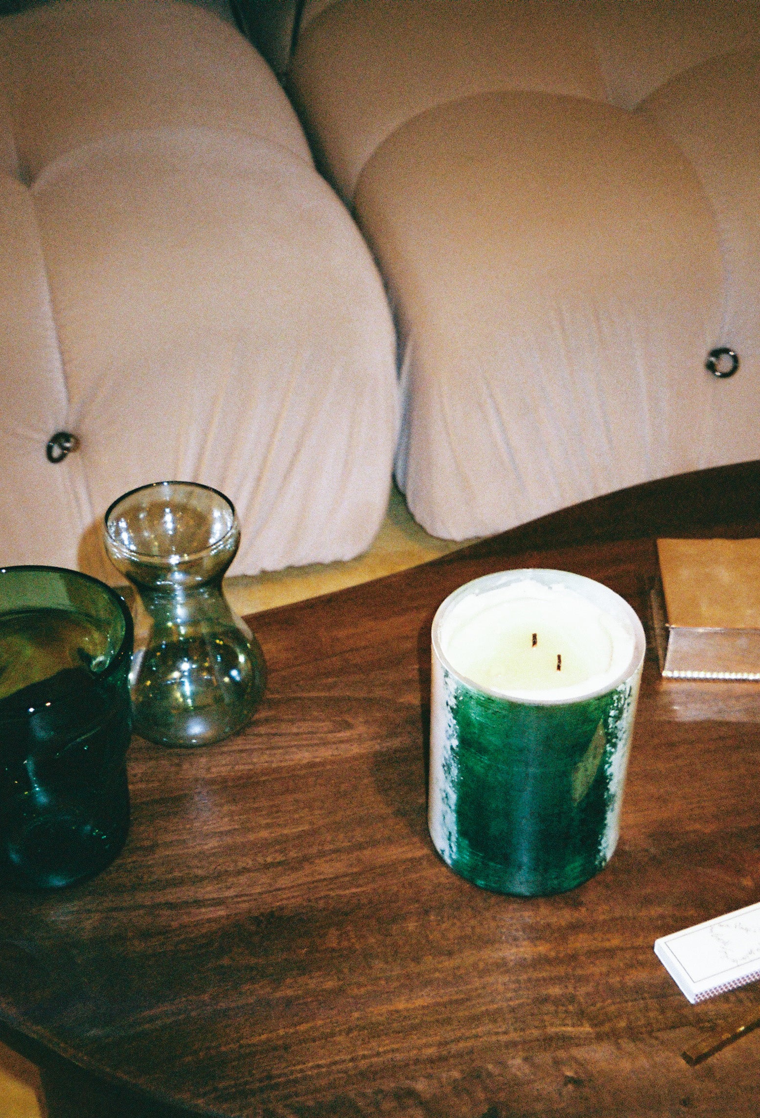 Grand modèle de bougie parfumée artisanale